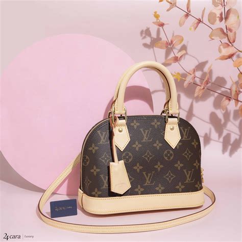 louis vuitton alma bb poppy|monogram handbags Louis Vuitton.